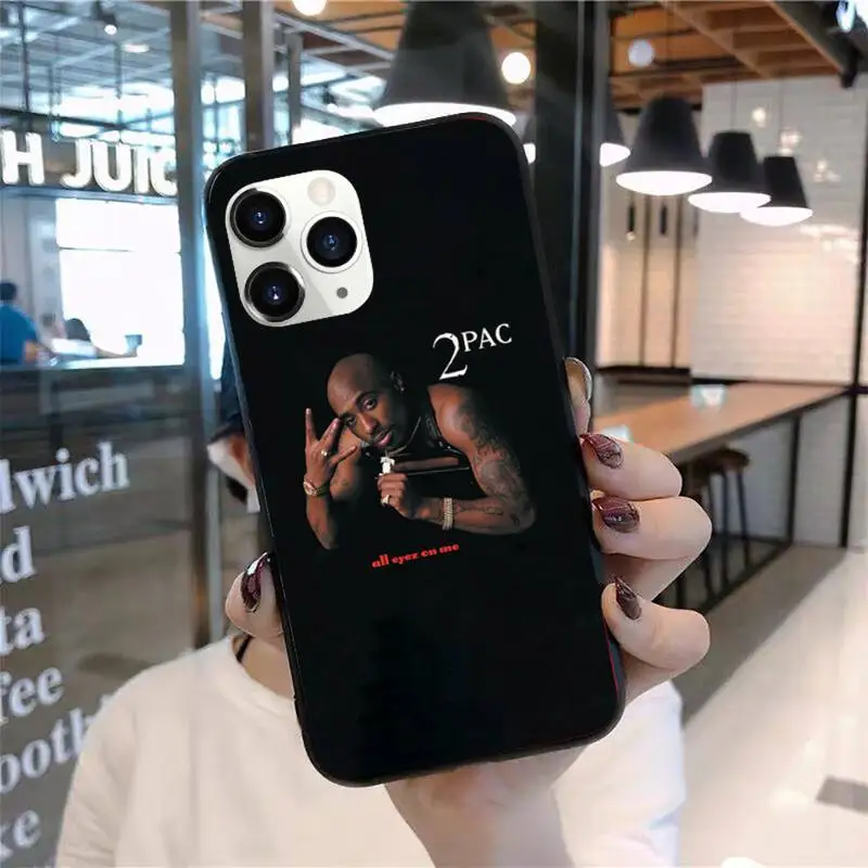 

2pac Tupac Phone Case for iPhone 11 12 mini pro XS MAX 8 7 Plus X XS XR