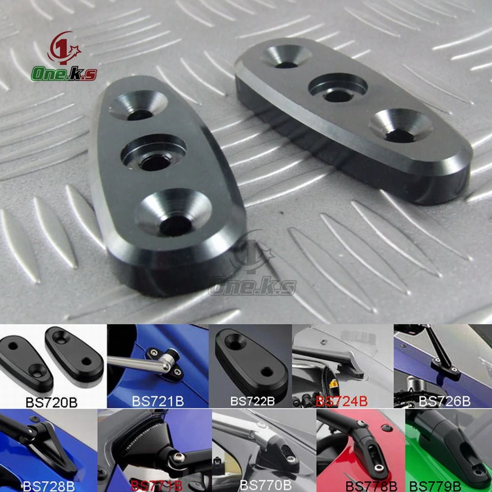 

Motorcycle Rearview Mirror fairing adapter Conversion Code Mirror Code For Suzuki GSXR1000 2001-2004 GSXR600 750 2001-2005