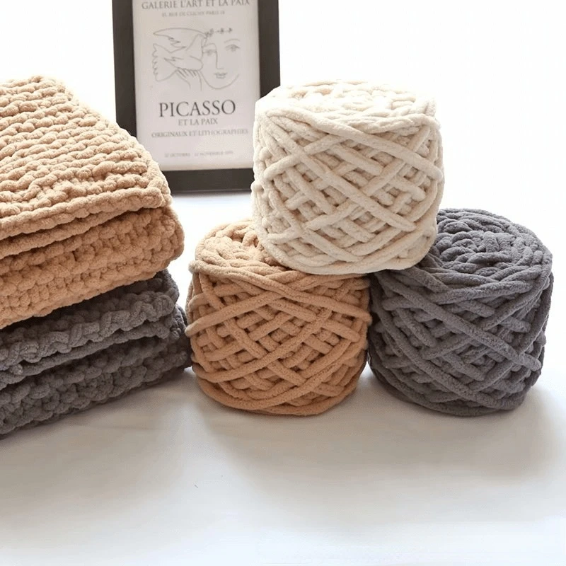 

Ice Wool 100g/pcs Hand-knitted Crochet Yarn For Hand Knitting Threads For Knitting Wool Knitting Yarn Benang Kait DIY
