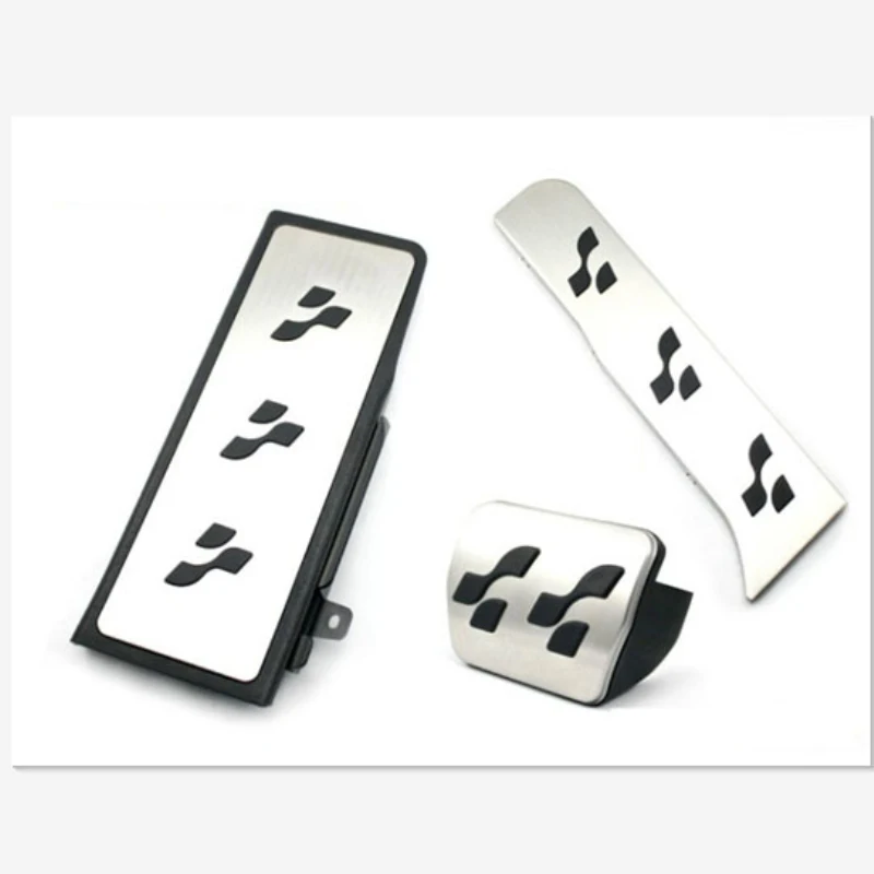 

BODENLA Stainless Steel Automatic AT Pedal Footrest+Brake+Gas Pedal For VW Passat B6 B7 CC R36 Sharan