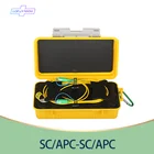 SCAPC-SCAPC OTDR Dead Zone Eliminator, волоконные кольца 500 м волоконно-оптический OTDR launch Cable Box 1 км 2 км одиночный режим 13101550 нм
