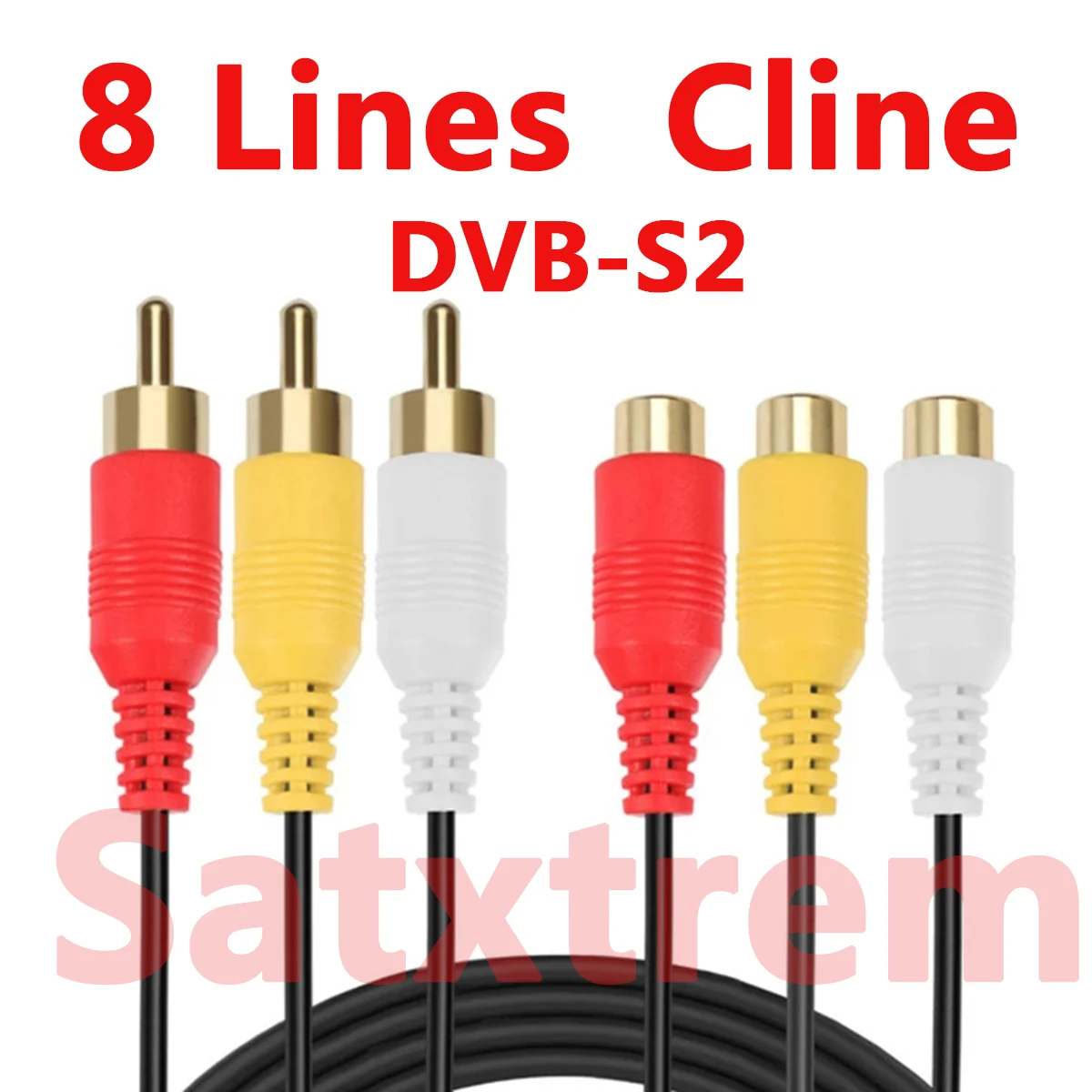 

8-линейный стабильный HD ТВ-кабель Satxtrem V7 V8 V9 Nova ESPA