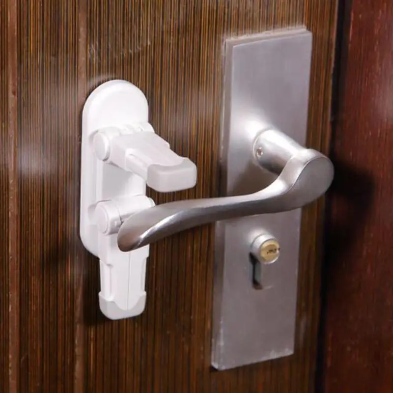 

Baby Child Safety Lock Door Handle Locks Locking Anti-theft Anti-open Sliding Window Toddler Boys Girls Restraints