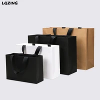 whiteblackkraft large gift bag recyclable diy paper bags for clothes wedding birthday party with handles celebration decor