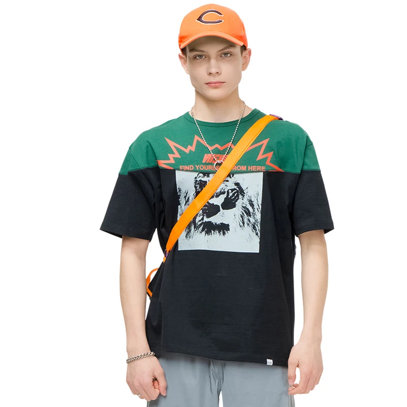 VIISHOW 2019 бренд Повседневное 100% хлопок футболка Для мужчин черного цвета с рисунком