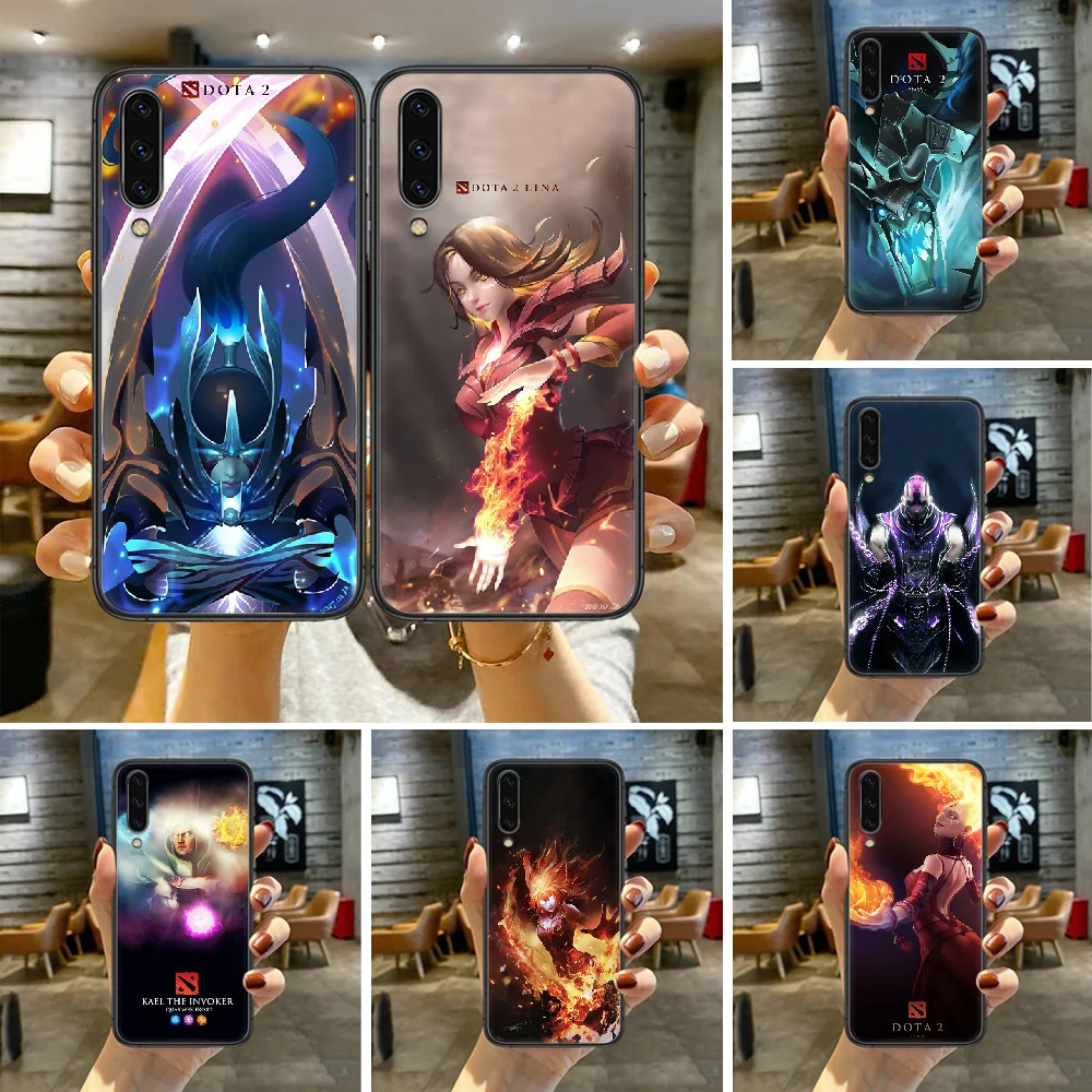 Чехол для телефона DOTA2 Game SamSung Galaxy A M 5 8 10 20 30 31 40 50 51 70 71 80 S E роскошный черный