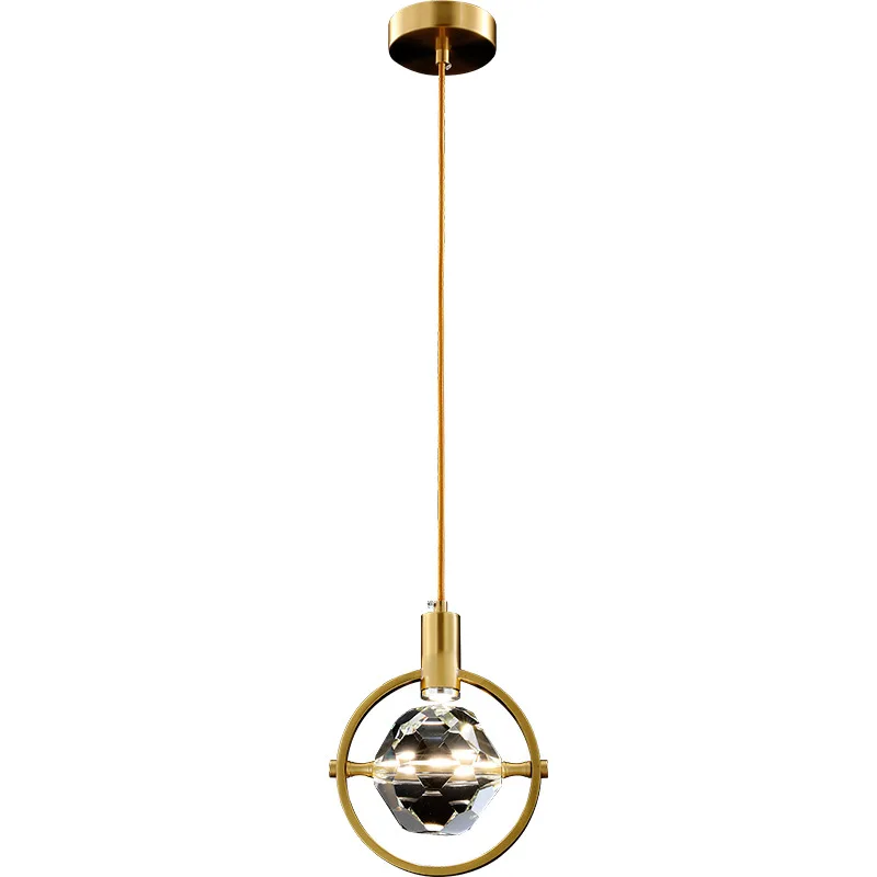 

Modern Crystal Pendant Lights Living Room Hanglamp Art Lustres Kitchen Led Luxury Pendant lamp Indoor Light Fixtures MJ1014