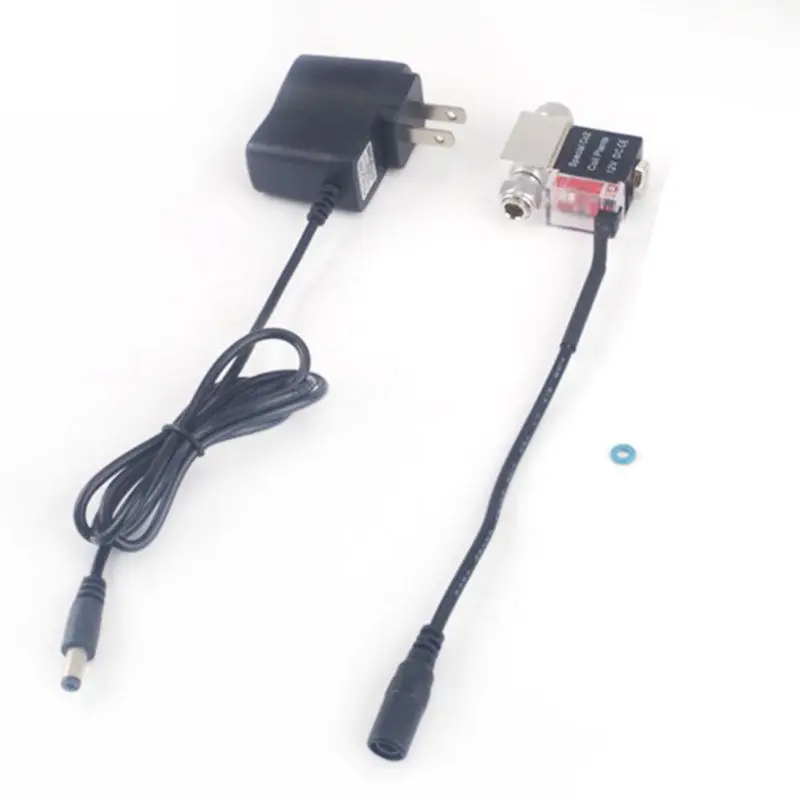 

CO2 Solenoid Valve DC 12V Aquarium CO2 Regulator Low Temperature Solenoid Valve