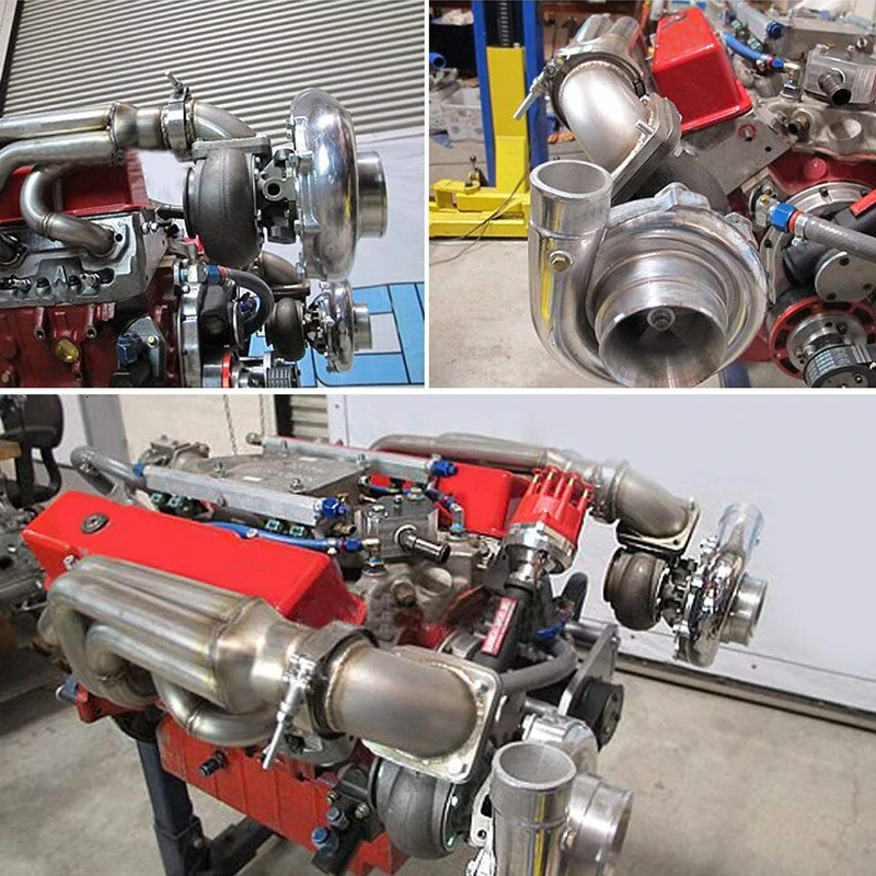 ESPEEDER Нержавеющая сталь 3 дюймов фланец для модели &quotCast Turbo&quot коленчатый адаптер