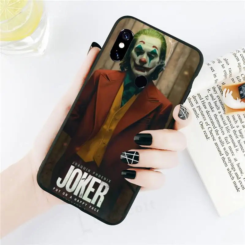 

Happy Face Joker coque Phone Case For Xiaomi Redmi note 7 8 9 t k30 max3 9 s 10 pro lite cell phone cases