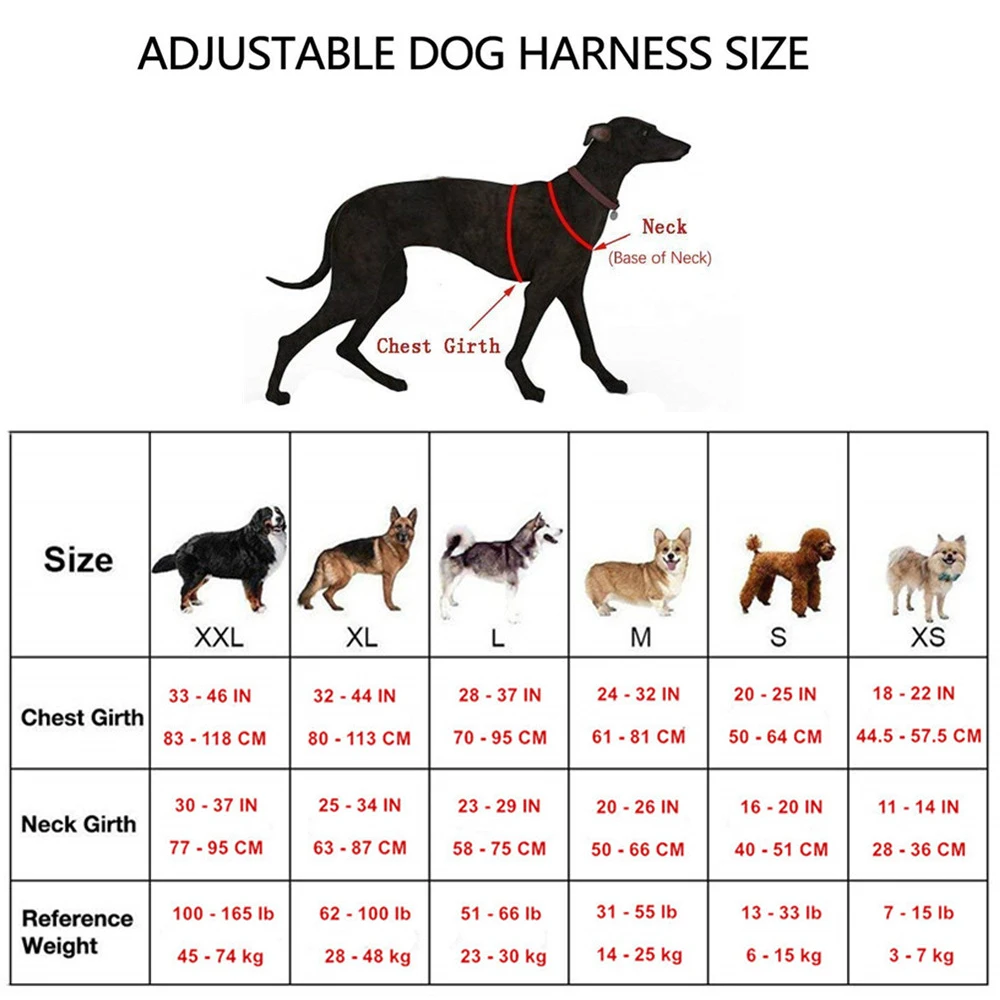 Светоотражающая шлейка для собак ошейник Жилет K9 регулируемый нейлоновый
