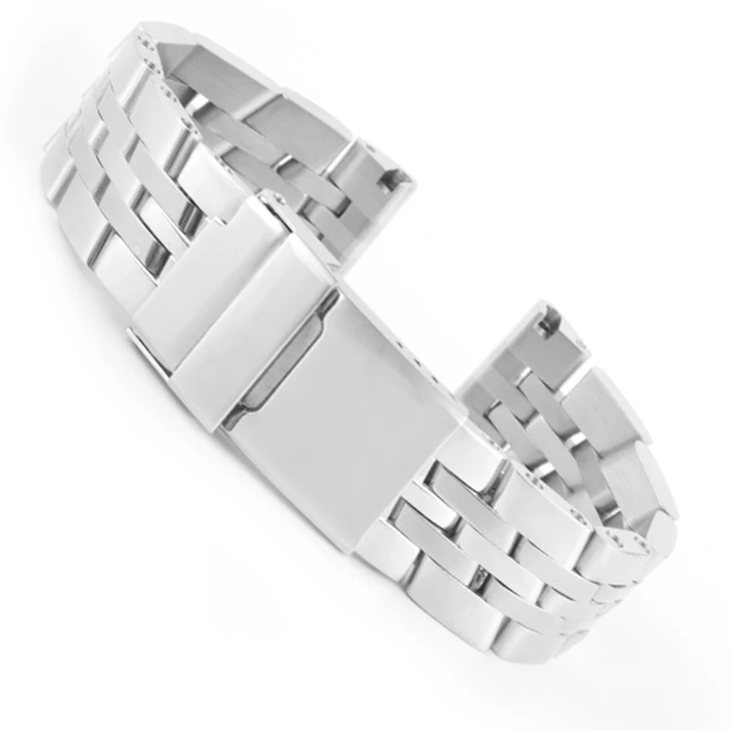 Ремешок для часов Breitling из нержавеющей стали с пряжкой