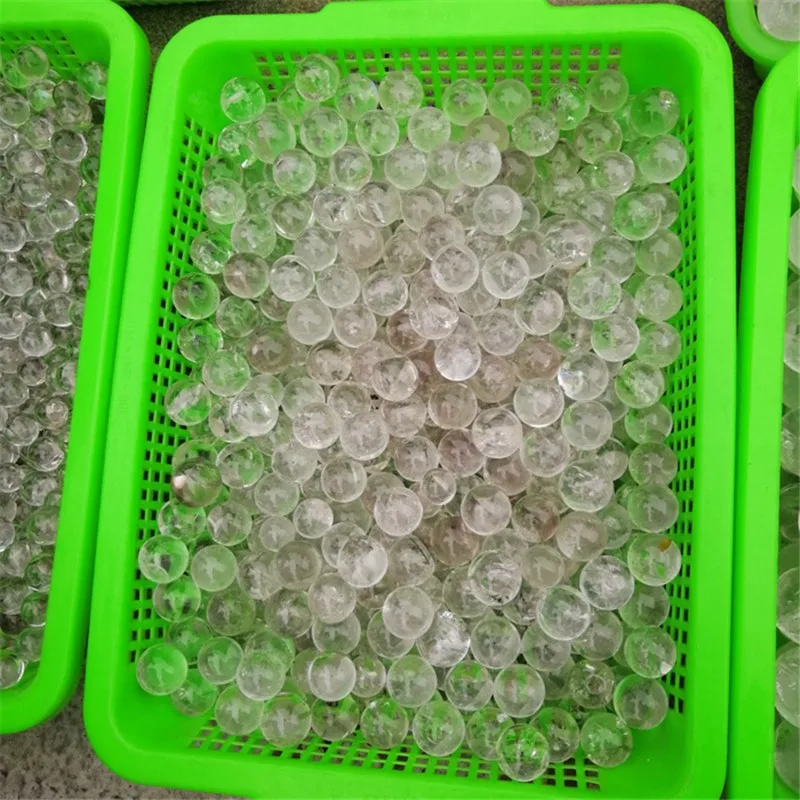 20 мм-30 мм счастливый естественные белые прозрачные кальцит кристалл кварца