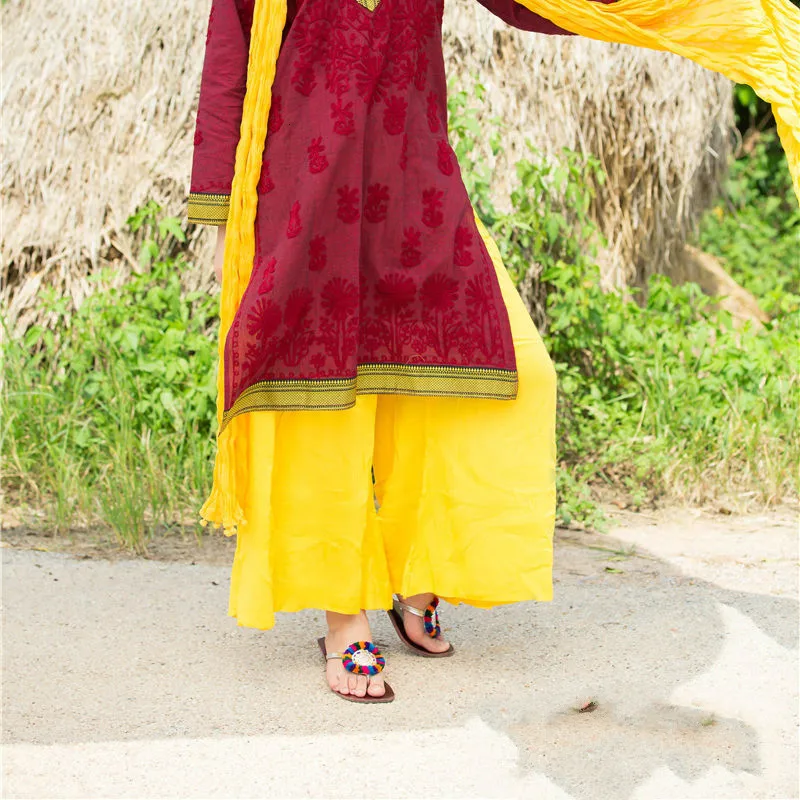 Брюки &quotНепал&quot натуральный хлопок Для женщин свободные штаны с высокой