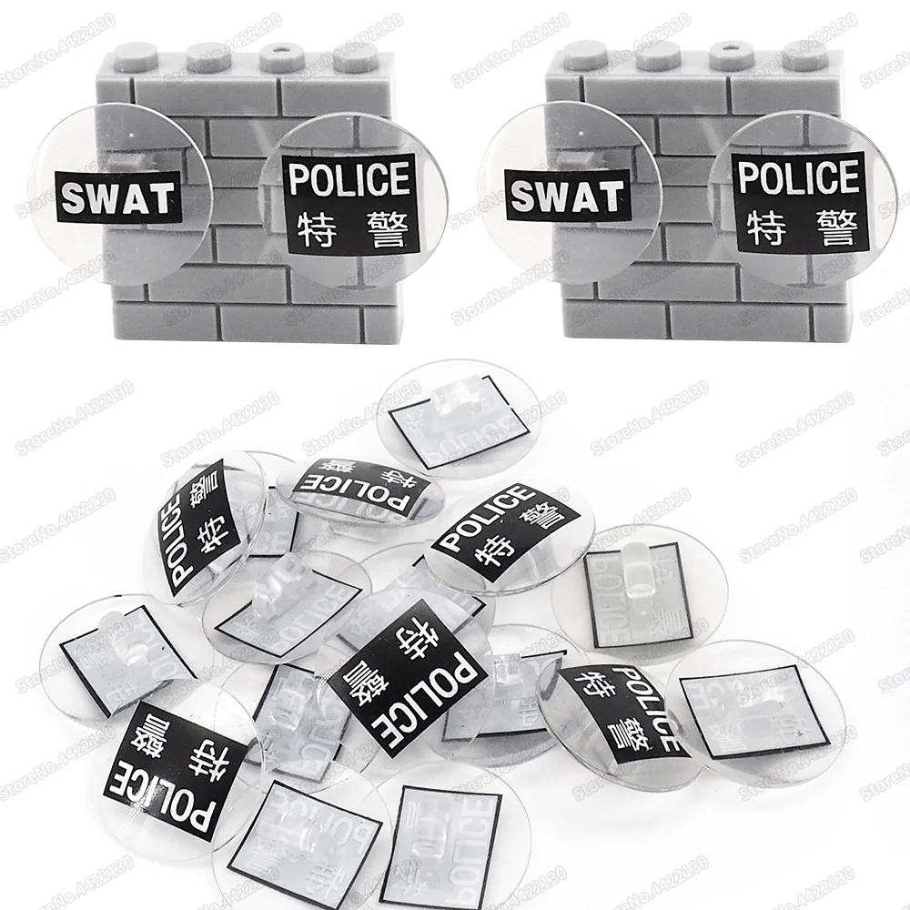 Военный прозрачный Пуленепробиваемый щит строительные блоки модель Moc Force