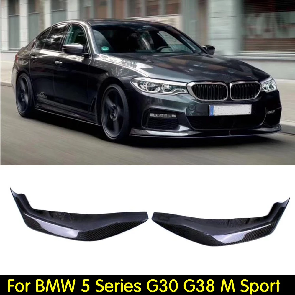 Разветвитель губ переднего бампера из углеродного волокна сплиттер заднего для