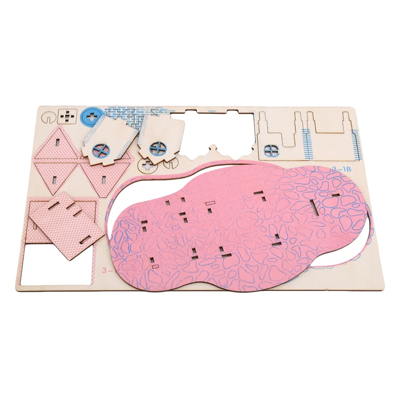 Креативный Дом головоломка обучающая развивающая игрушка дом модель 3D