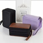 Чехол для карандашей школьный с 72 отверстиями для девочек и мальчиков, большой чехол для ручек и школьный пенал для карандашей, 4 слоя, большие картриджи, Канцтовары