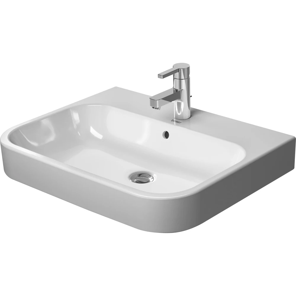 Умывальник Duravit Happy D.2 2318650000 белый глянцевый 650 мм | Обустройство дома