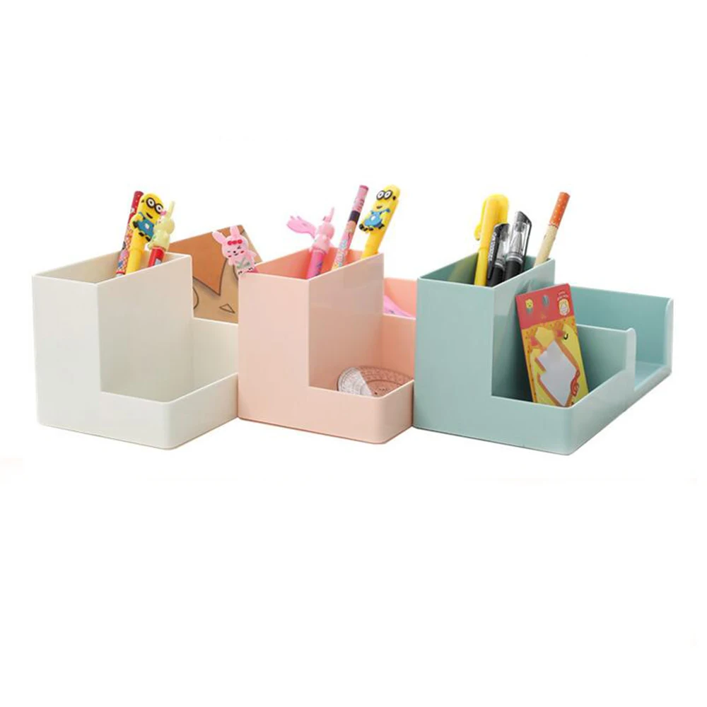 Пластиковый Настольный держатель для ручек с 3 отделениями | Канцтовары офиса и