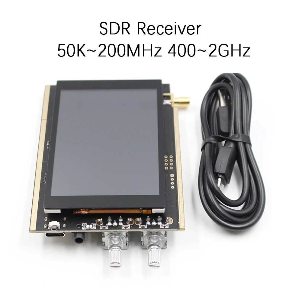 

SDR Receiver 50K~200MHz 400~2GHz Malachite Receiver SDR Software Radio DSP All Mode Receiver AM SSB NFM WFM Analogs Modulation