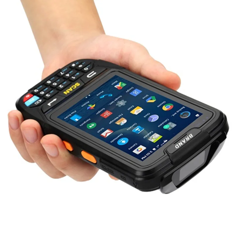 Сканер PDA сборщик данных Android 1D 2D считыватель QR кода беспроводной Bluetooth 4G