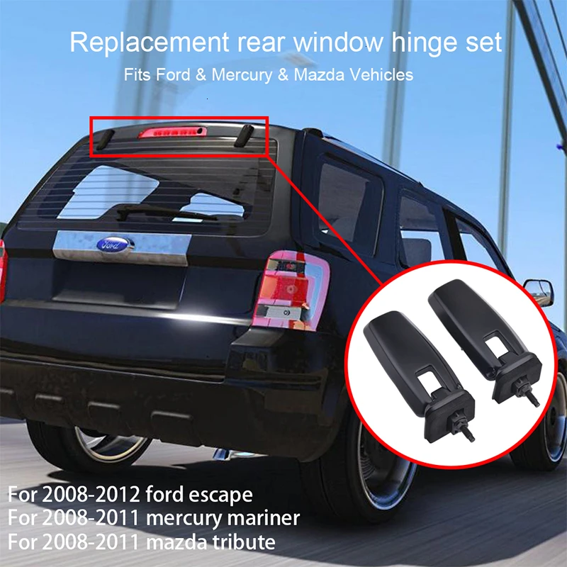 Rear Glass Hinge Liftgate Window Right &amp Left For 08-12 Ford Escape Mercury Mariner Mazda 8L8Z78420A68C 8L8Z78420A68D | Автомобили и