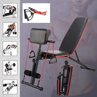 wholesale training gym foldable fitness press barbell bed adjustable lifting dumbbell bench