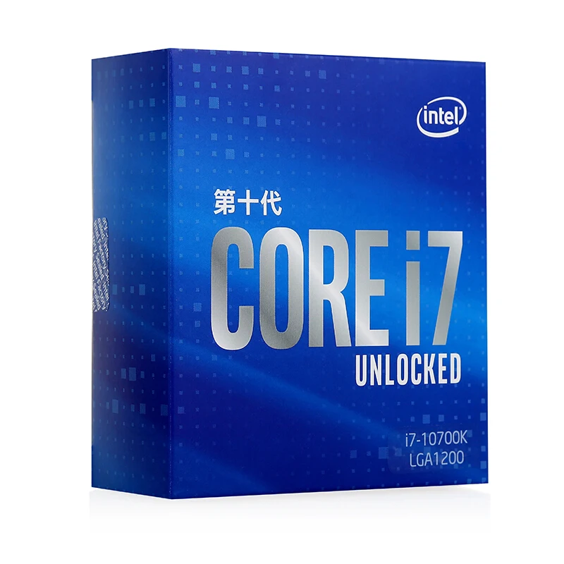 Процессор Intel Core i7 10700K 3 8 ГГц Восьмиядерный 16 поточный ЦПУ L2 = 2 Мб L3 125 Вт LGA 1200