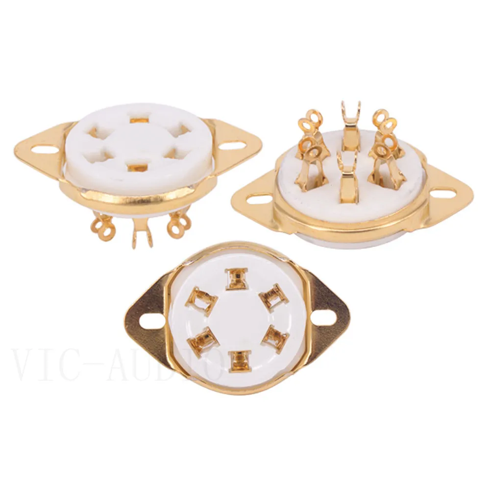 2 шт. 6 контактов для VT57 VT58 6D6 6C6 WE310 310A RK49|socket 755|socket receptaclesocket 478 ddr2 motherboard |
