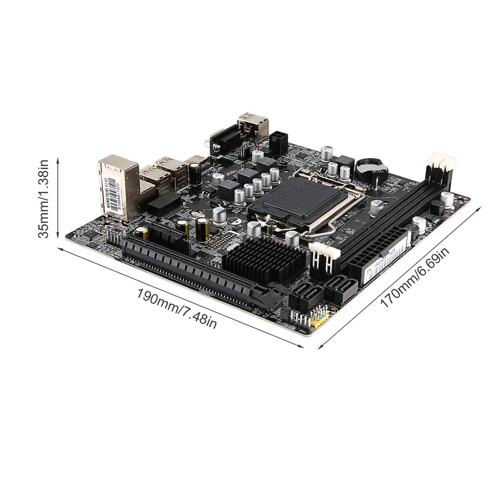 Материнская плата H61 LGA 1155 для настольных ПК USB2.0 DDR3 1600/1333 обновления интерфейса
