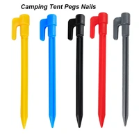 510pcs high quality outdoor plastic 145cm tent stake camping nails accessories tent pegs