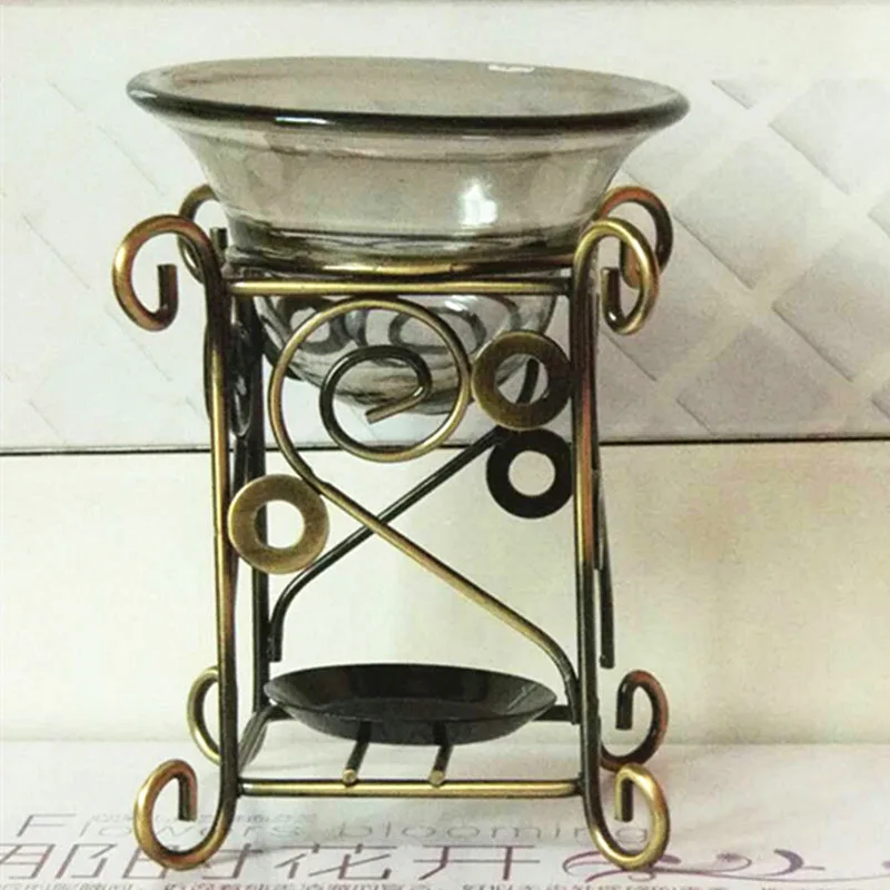 Горелка для эфирного масла в стиле ретро металлическая ароматическая печь со