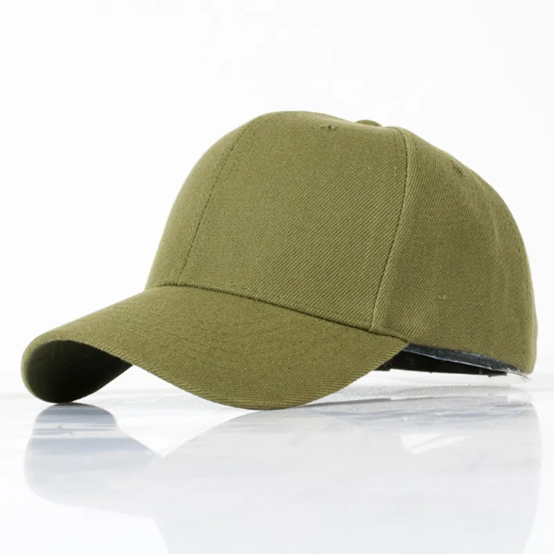 10 цветов хлопок бейсбол однотонные кепки Snapback шапки хип хоп для женщин и мужчин Bone шляпы Модные Повседневные папа Casquette Gorras - Цвет: 01
