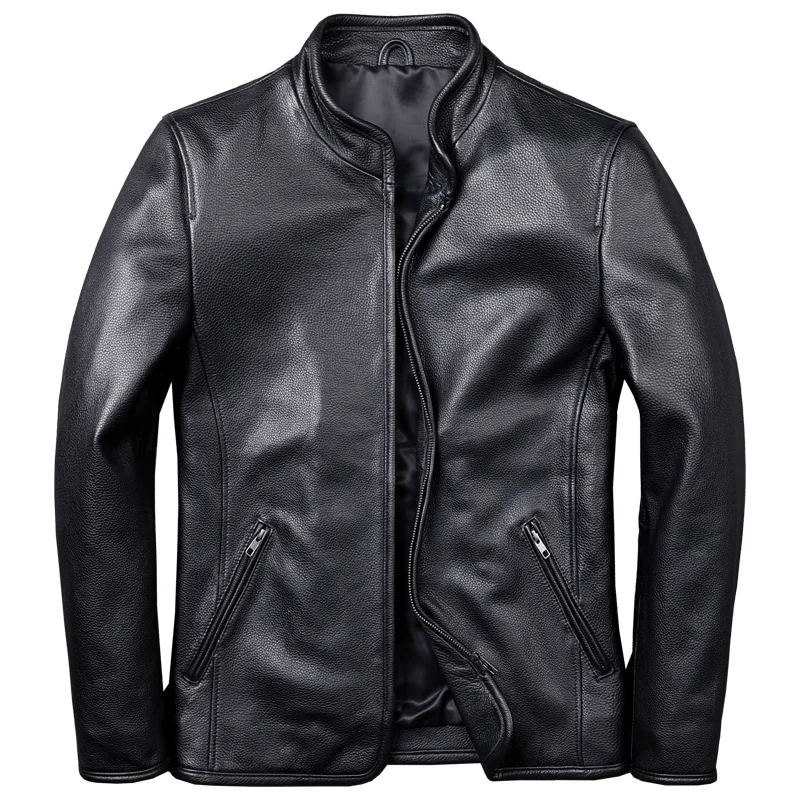 

100% Genuine Leather Air Force Flight Men Coat Winter Thick Cowhide Jacket Pilot Man Leather Suit Bomber Coat Men Streetwear