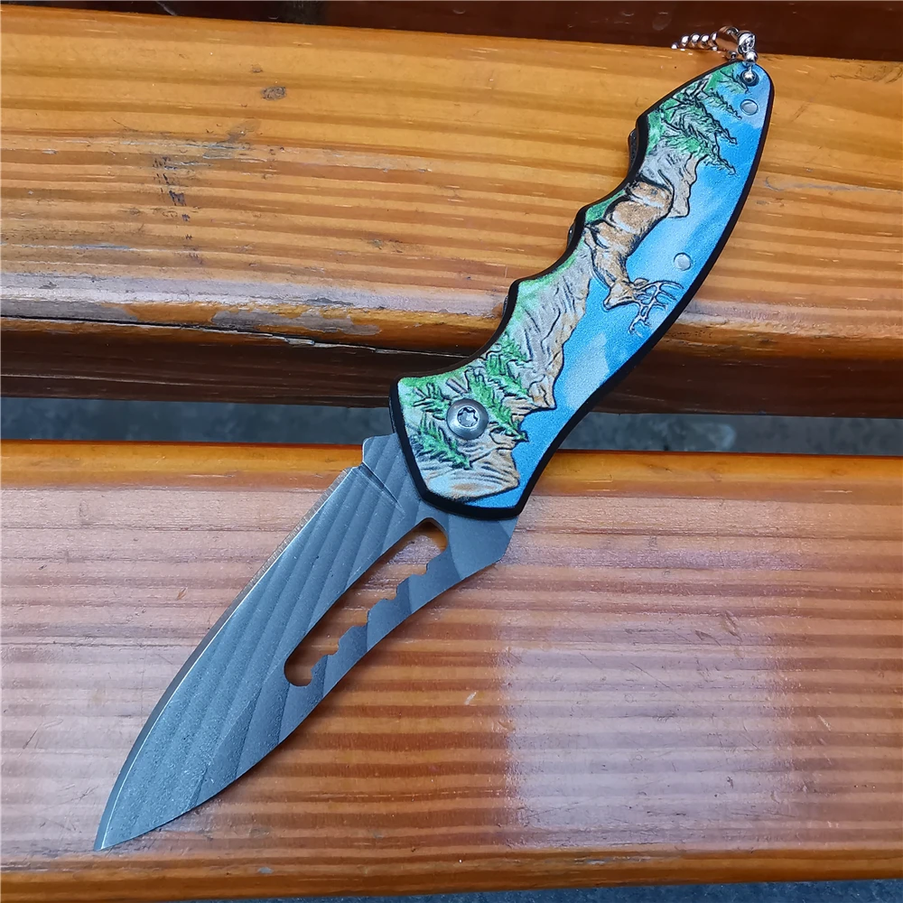 Качественный Мини Ретро складной нож на открытом воздухе маленький s