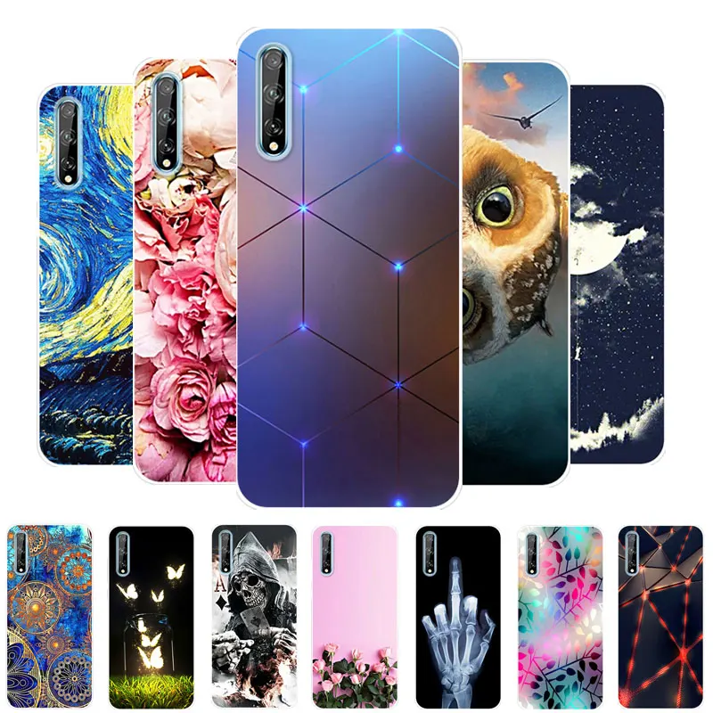 Чехол для Huawei Y8P мягкий силиконовый чехол из ТПУ с рисунком 2020 дюйма телефона AQM-LX1