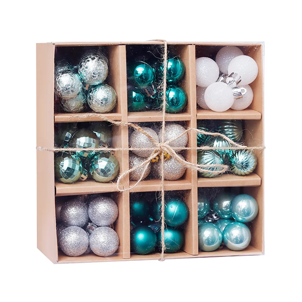 

Christmas Tree Decorations Balls Bauble Xmas Party Hanging Ball Ornaments Christmas Decorations for Home New Year Gift