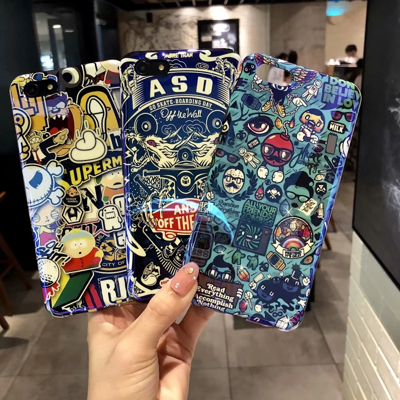 Милый чехол для OPPO Reno 2 K3 Realme X Pro A9 F11 A9X A3 R15X K1 F9 синий светильник с
