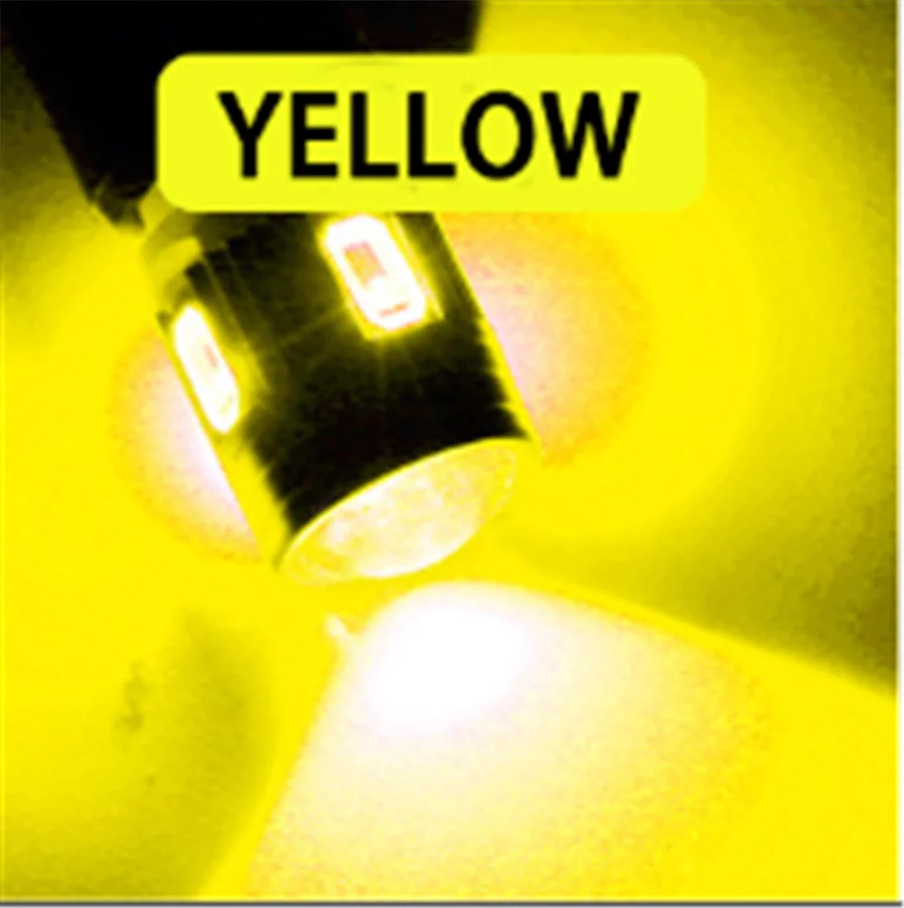 Yellow 4 шт. T10 194 168 W5W автомобильный 5630 6 светодиодный задний фонарь для парковки белый свет габаритная лампа дверь свет 12 В - Испускаемый цвет: Yellow