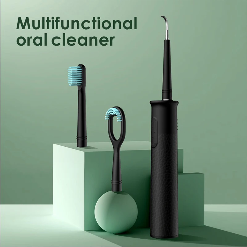 

The new three-in-one dental scaler household portable electric dental instrument sonic wave to remove calculus