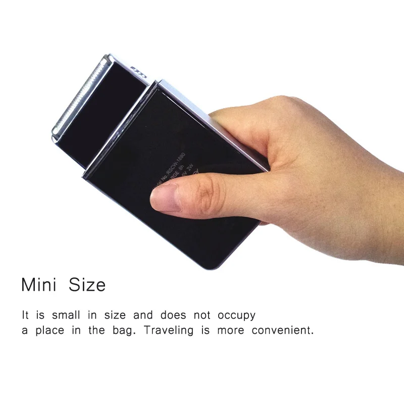 Kemei мини электробритва для мужчин USB беспроводной триммер бороды портативная