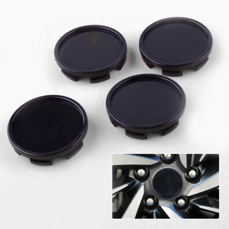 

Accessory Wheel Center Hub Cap Decal Decorative Replacement 4pcs 58mm Car