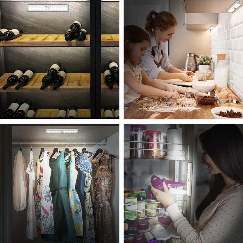 Лампа для шкафа гардероба кровати светодиодная лампа с пассивным ИК датчиком