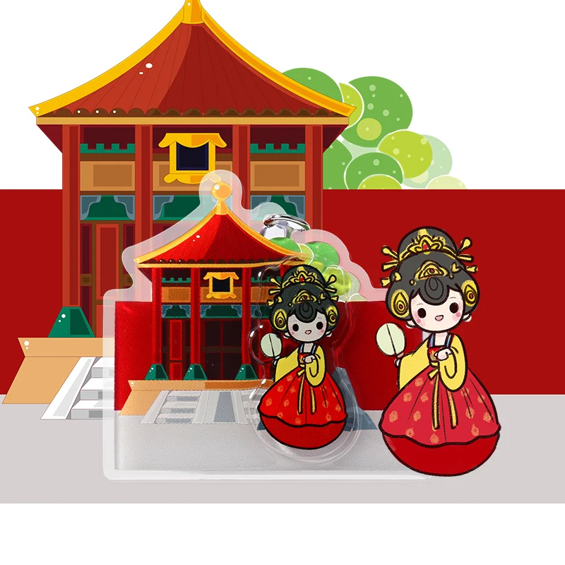 Пользовательские VOGRACE дешевые OEM мультфильм аниме тиснением акриловый брелок