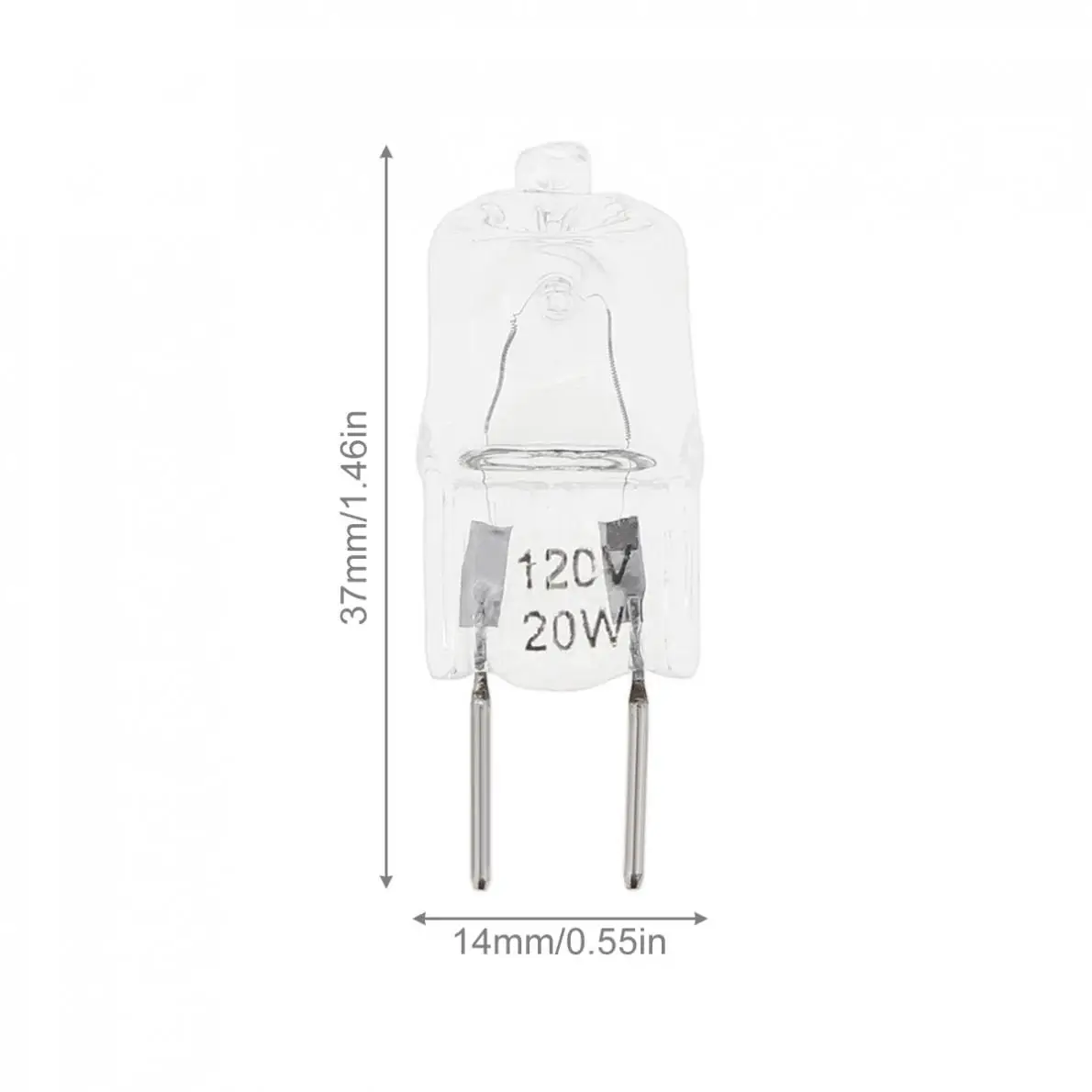 10Pcs G8 Halogen Light 20W 120V Pin Bulb T4 Type Shorter Spotlight for Puck Lights Floor Lamps Desk New | Лампы и освещение