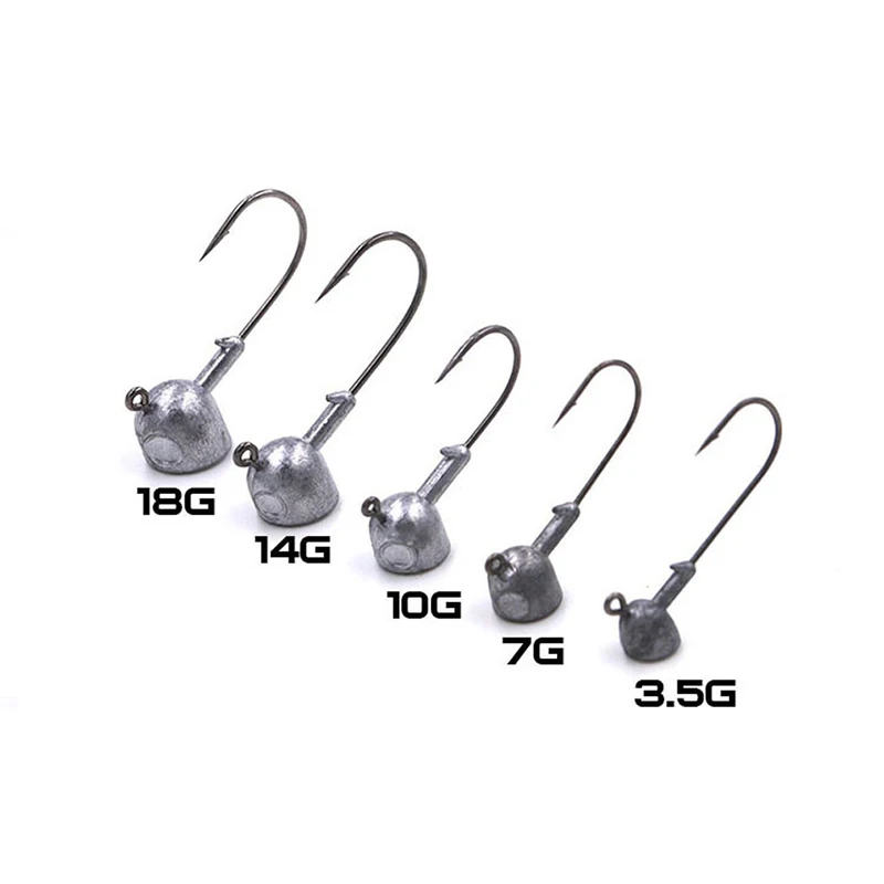 Walk Fish 5 шт./лот новый высококачественный крючок с свинцовой головкой 3 г/7 г/10 г/14 г/18