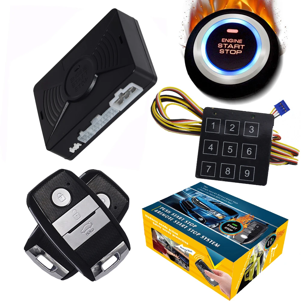 Cardot Прямая поставка KOL Пассивный бесключевой вход кнопка запуска остановки