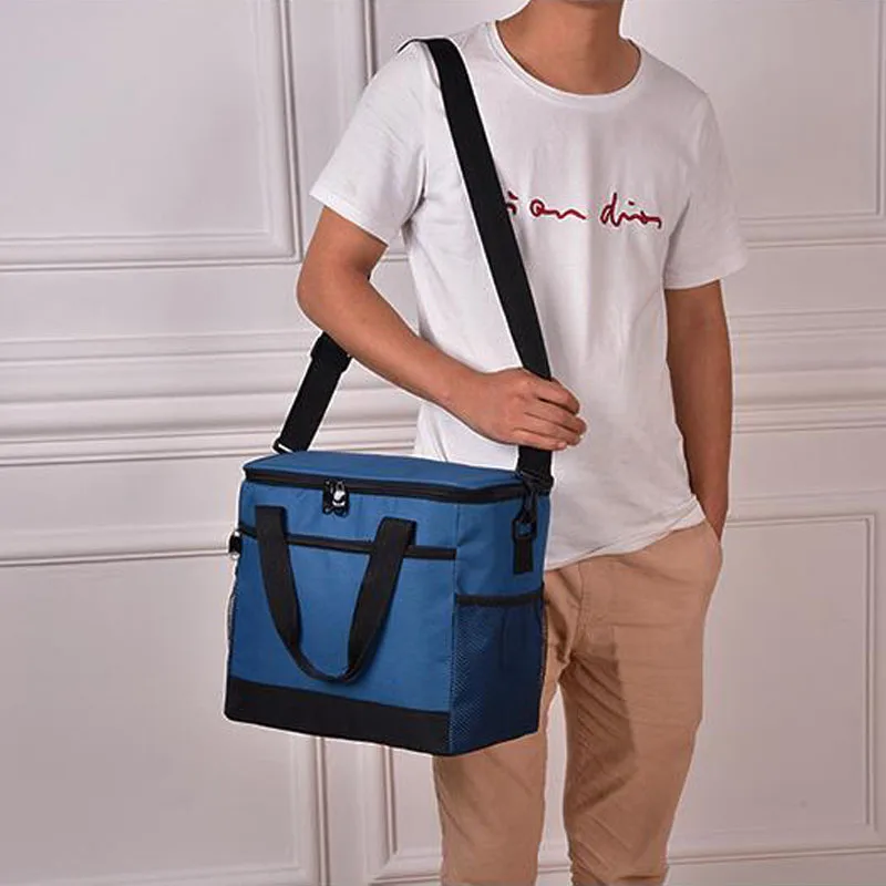 Large Capacity Guarantee Fresh Cooler Bag Oxford Cloth Nevera Portatil Picnic Box Bolsa Termica Camping Waterproof Sac Isotherme
