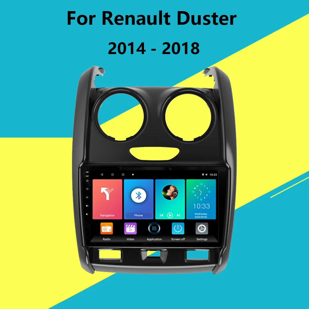 Для Renault Duster 2014 2018 2 DIN Автомобильный Радио Мультимедиа Видео плеер навигация GPS WIFI